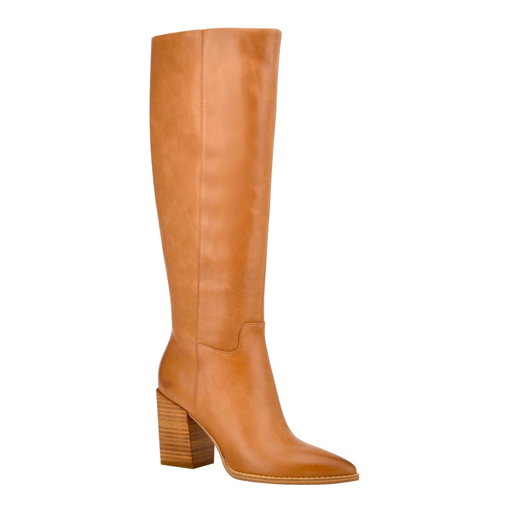 Nine West Brixe Heeled Boot Camel